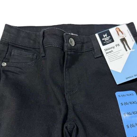 Member’s Mark Girl’s Black Skinny Jeans Size S(6/6X) - Picture 5 of 8